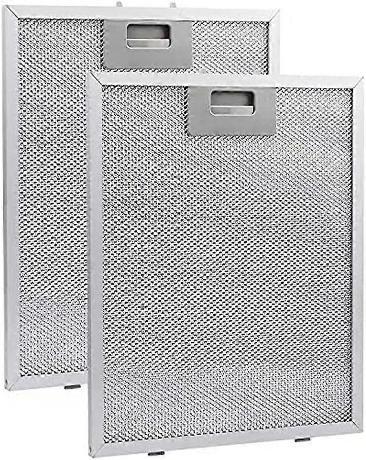 2pcs Range Hood Grease Filter, 10.23x12.63inch Range Hood Filter Replacement, Aluminum Mesh Hood Vent Filter For Whirlpooll lkea Jenn Air W10169961A