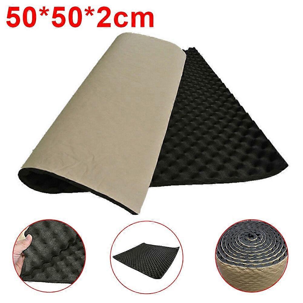 100*50cm 50*50cm Auto Sound Deadener Matte Sound Trittschalldämmung Noise Isolierung Akustische Dämpfung Schaum Subwoofer Matte autos Zubehör