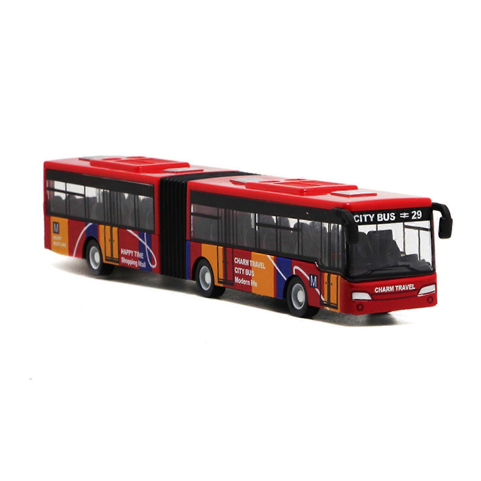 Kids Simulation Automatic Lifelike Bus Portable Educational Toys Simple Design