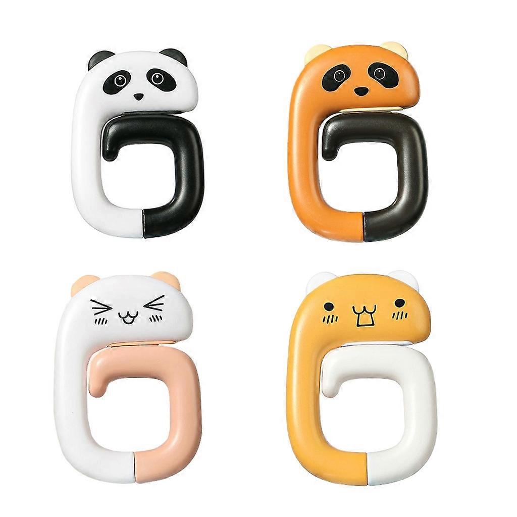 4 Pcs/set Handbag Hook Desktop Bag Holder Portable Desktop Bag Hook Foldable