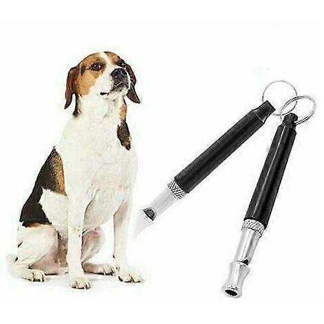 2 Pack Adjustable Pitch Dog Whistle with 2  Lanyards, Stop Barking, Ultrasonic Training Tool Bark Control for Dogs