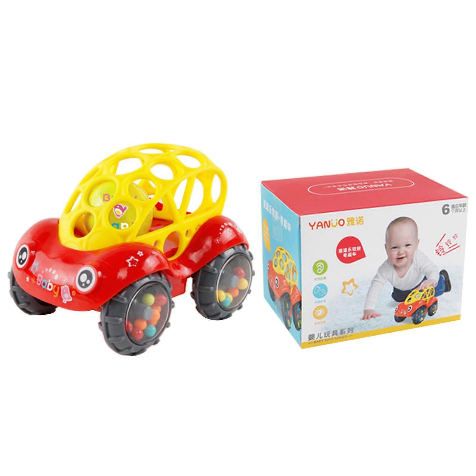 Rattle Roll Car Set Interactive Hand Catching Ball Vehicle Educational Gameset