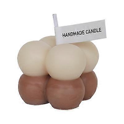 2-color Handmade Scented Soy Wax Bubble Candle