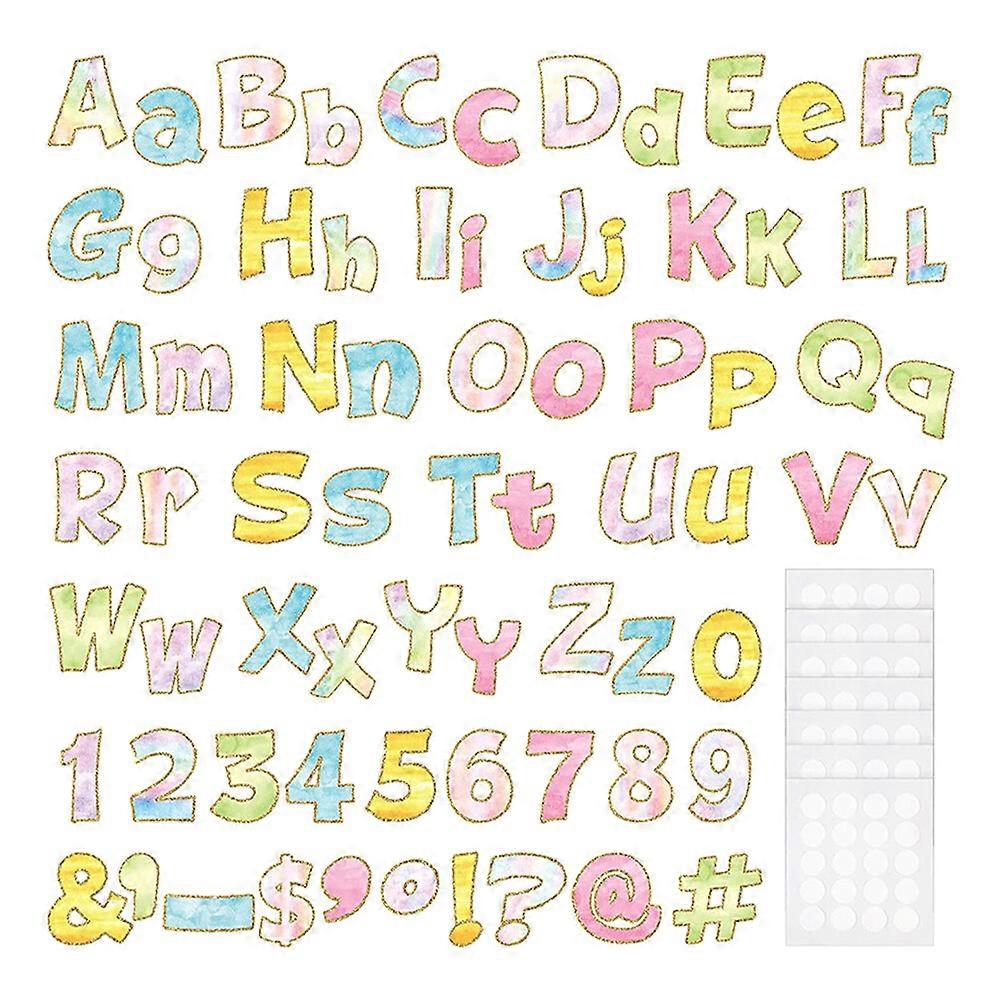 1 Set Bulletin Board Letters Paper Decorative Teacher Letters For Bulletin Board