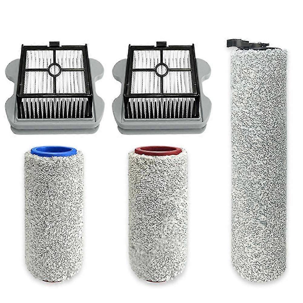 5pcs For Roborock U10 Detachable Roller Brush Washable Filter