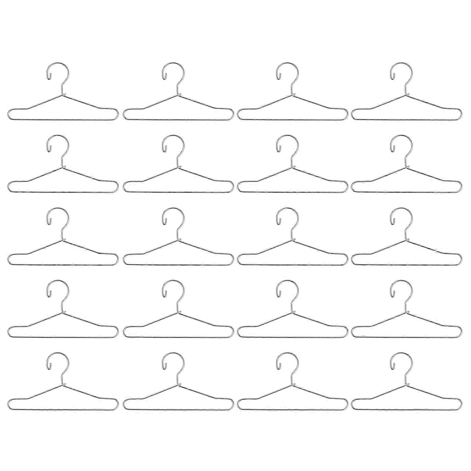 20 Stück Metallpuppe Kleiderbügel Durable Kleiderbügel Minipuppe Kleiderständer