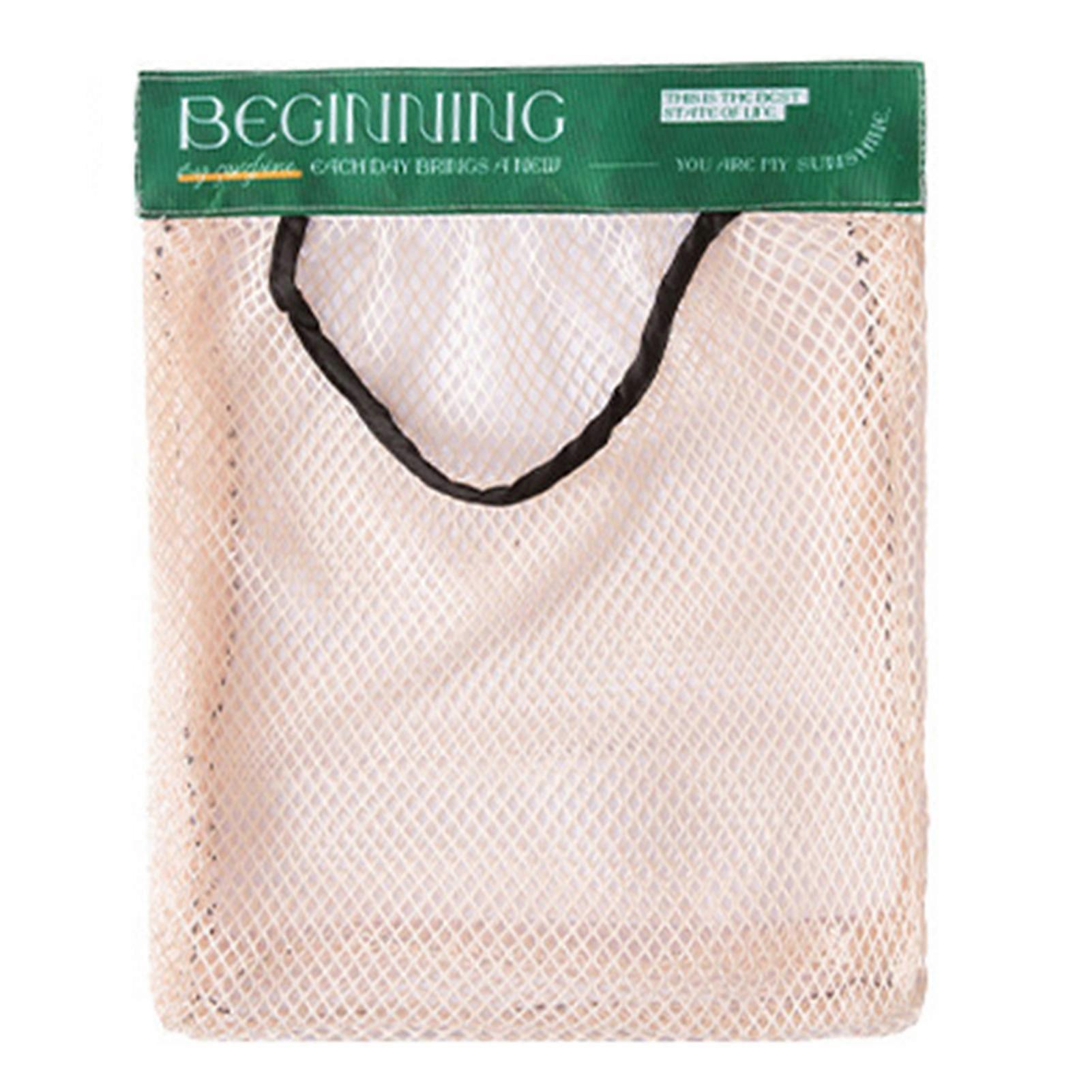 Garbage Bag Holder Large Capacity Hanging Mesh Pouch Portable Kitchen Wall Mounted Trash Bag Container Garbage Bag Organizer Jikaixiang