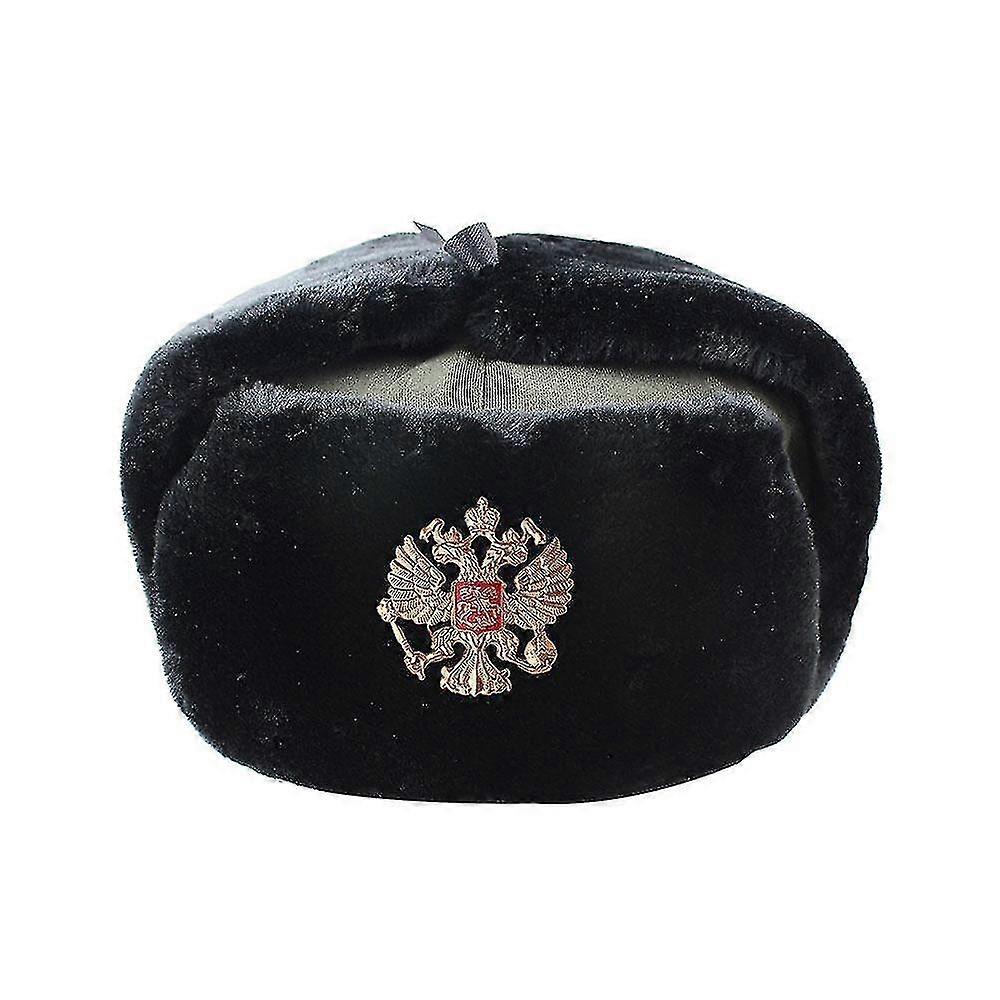 Pilot Cap Winter Men's Snow Cap Russian Army Military Cap Police