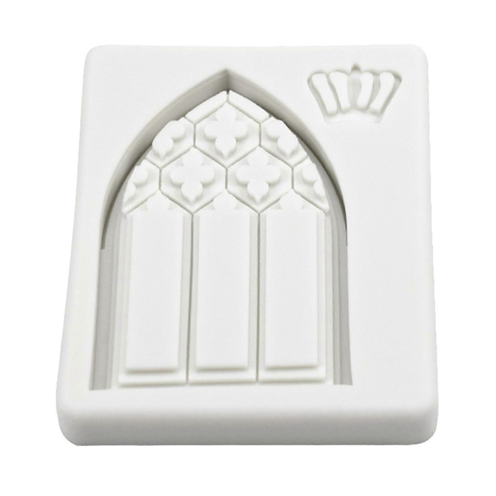 Handmade Soap Craft Kitchen Baking Fond Soap Mold Crown Window Shape Durable