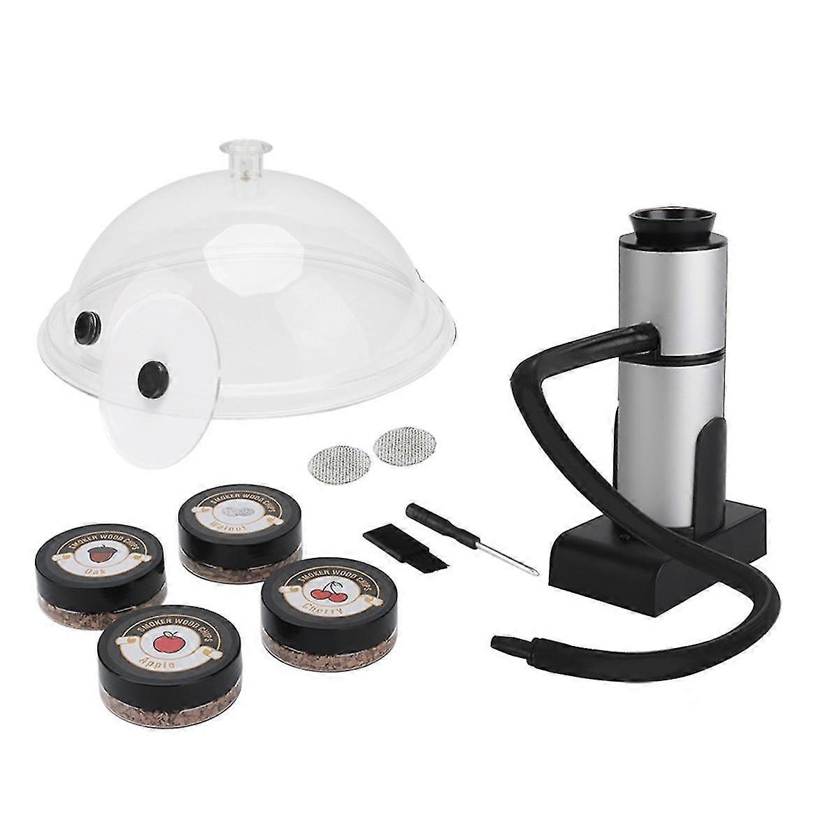 Iniettore di fumo Cibo Bevande Fumo freddo Generatore Bar Portatile Molecolare Cottura Carne Bruciare Barbecue Cottura