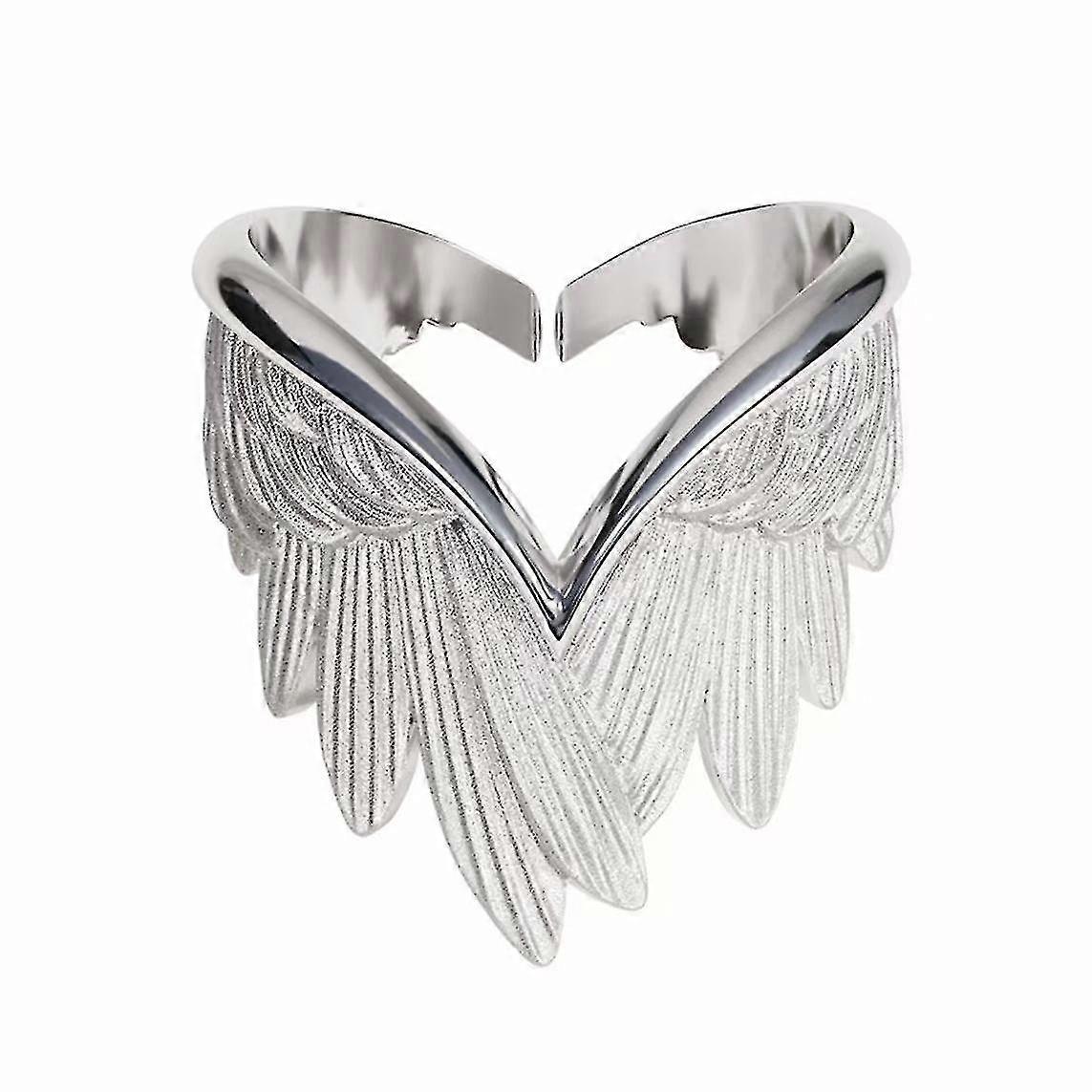 Angel Wing Index Finger Ring Open Adjustable Ring
