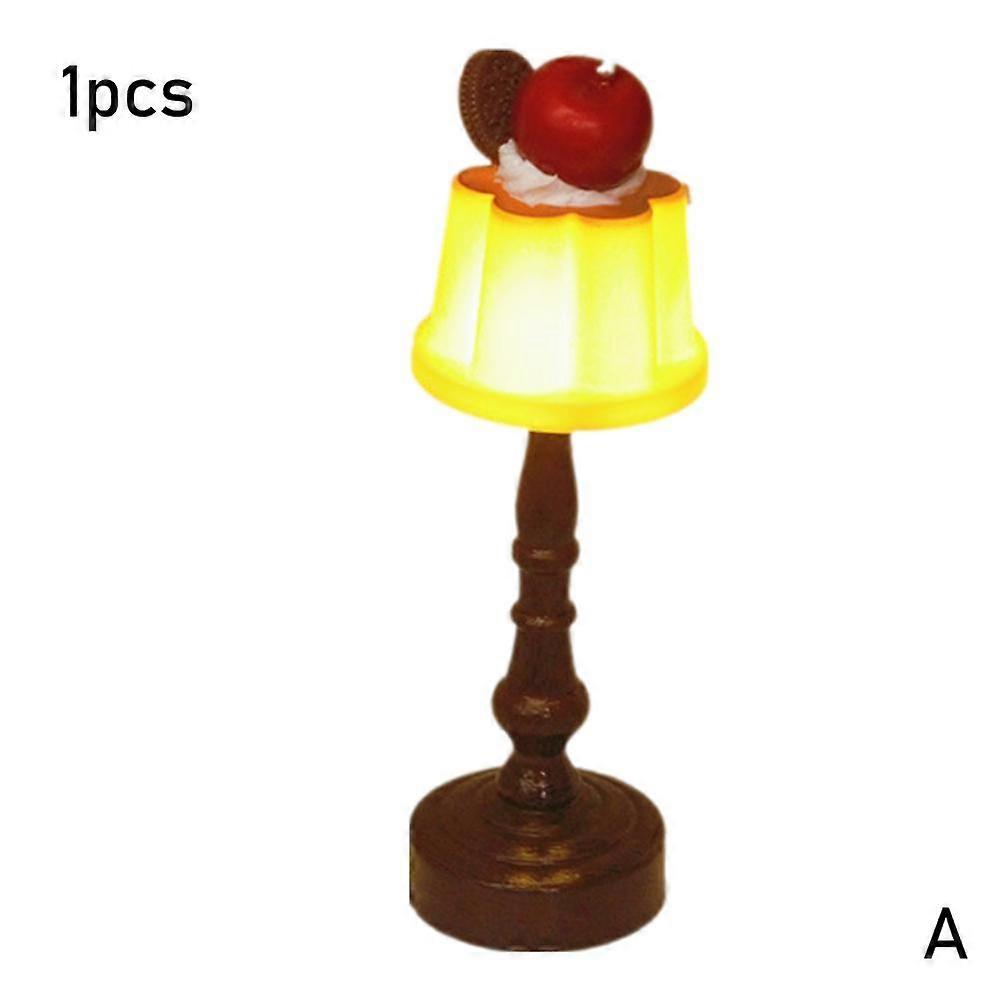Pudding Night Light LED Desk Lamp Battery Powered Desk Bedside Atmosphere Light