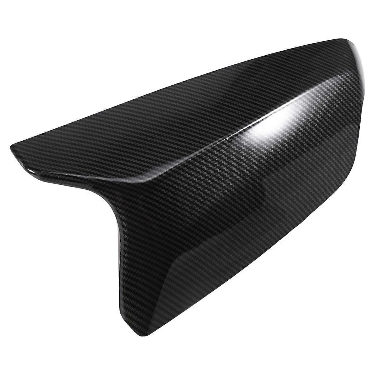 Car Side Rearview Mirror Cover Shell Rear View Trim Housing for XL 2016-2020 Carbon Fiber Color