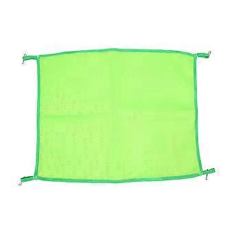 Pet Cage Hammock Breathable Cool Hanging Pet Summer Mesh Bed for Cat Guinea Pig HamsterGreen 32x32cm