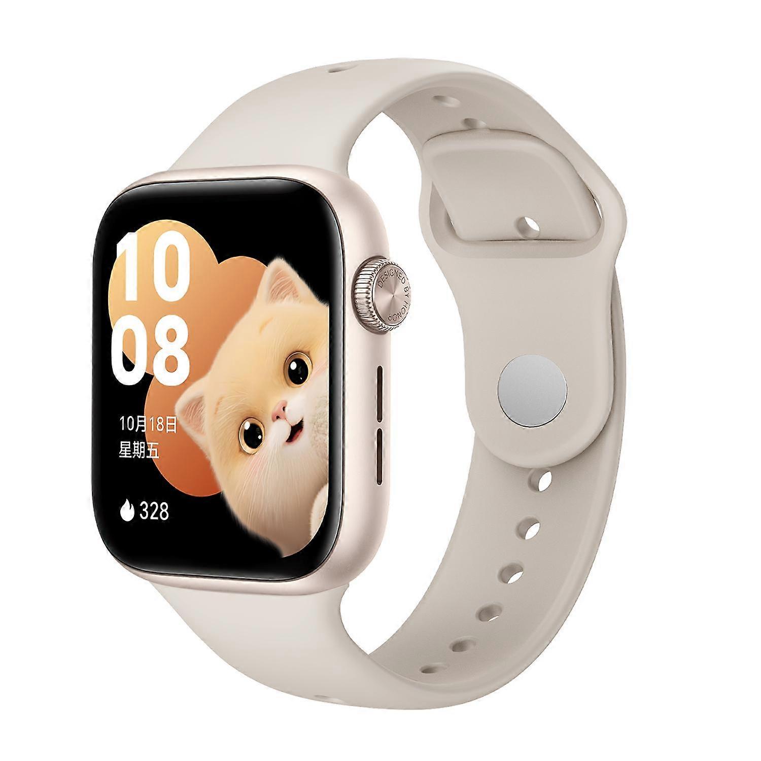 Solid Color Reverse Buckle Silicone Watch Band
