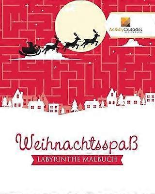 Weihnachtsspa  Labyrinthe Malbuch