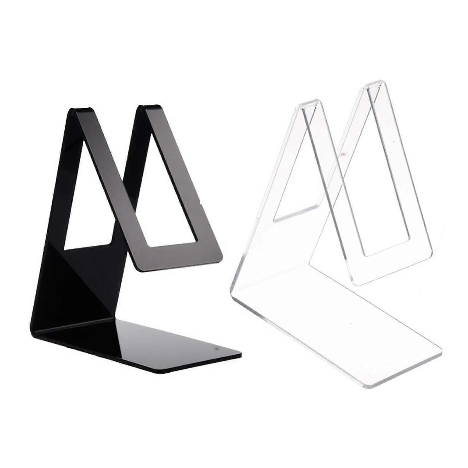 Practical Filter Stand Delicate Coffee Paper Container Rack Acrylic Coffee Filter Support for Daily Use  Black  transpare