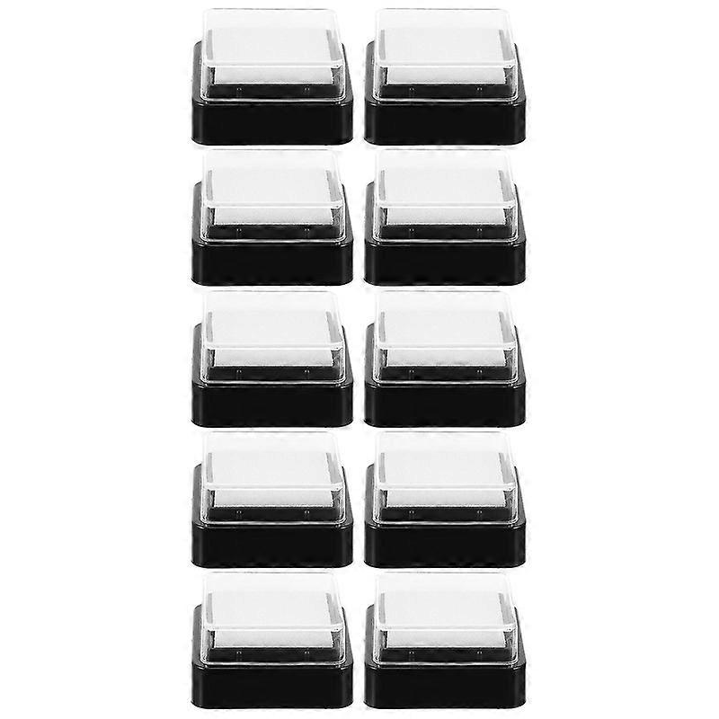 10pcs Blank Ink Pads Empty Ink Pad No Ink DIY Ink Stamp Pad for Ink Refill