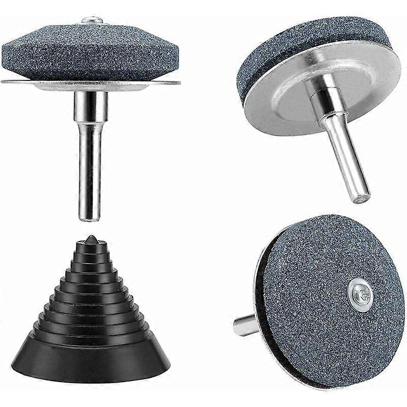 3 ruohonleikkurin terän teroittimet, sähköporatarvikkeet puutarhatyökaluille