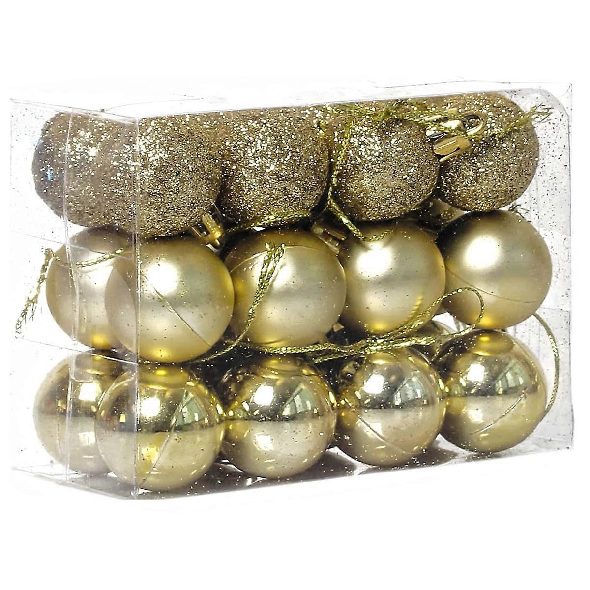 Decorative Lightweight Assorted Christmas Baubles