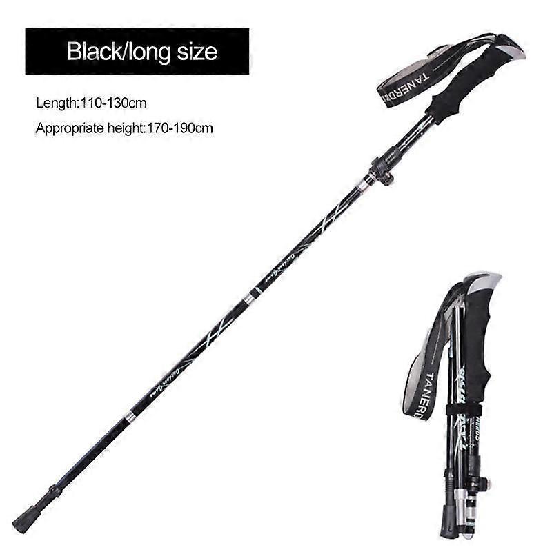 Outdoor Portable Auminum Alloy Telescopic Nordic Walking Pole 250G Ultralight Walking Trekking Pole Hiking Walking Stick