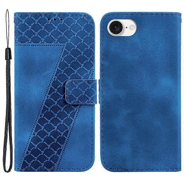 Compatible For iPhone SE (2024) Wallet Case 7-Shape PU Leather Protective Phone Cover