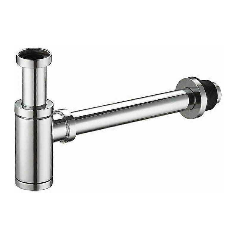 Chrome Sink Trap, High-Quality Brass Anti-Odor Siphon for Sink
