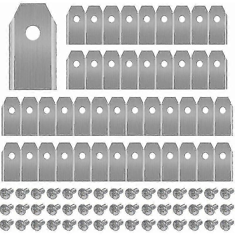 45 x knivblader i titan for alle Husqvarn/Automower/Yardforce/Gardena robotgressklippere