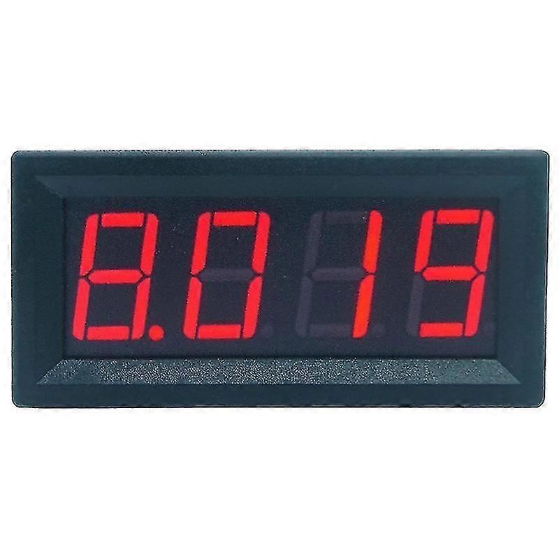 High-quality 4 Digit Digital Ammeter Dc 0-9.999a Current Meter Tester Red Led Display Panel-dwdz