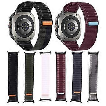Kalebol Hook and Loop Fastener Nylon Strap For Samsung Galaxy Watch Ultra 47mm / Ultra 2025