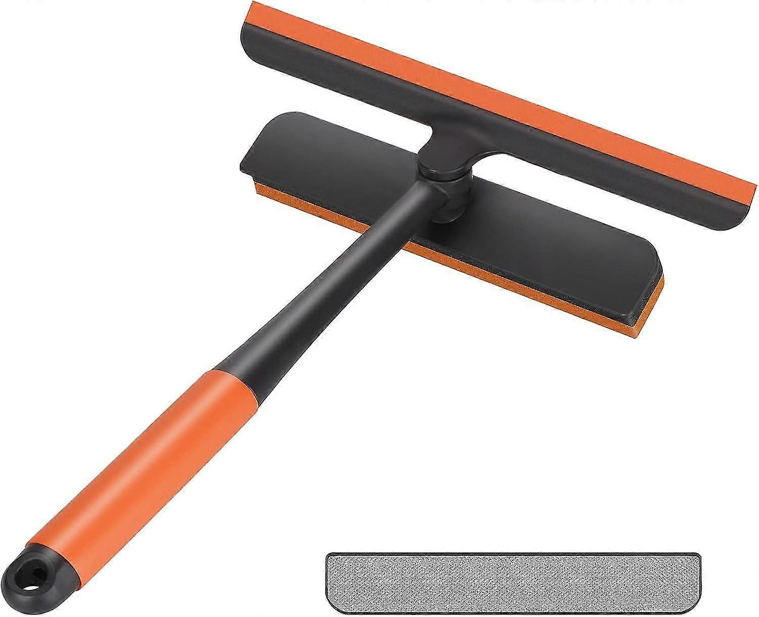 2-in-1 Window Squeegee Cleaner - Ideal For Glass And Shower