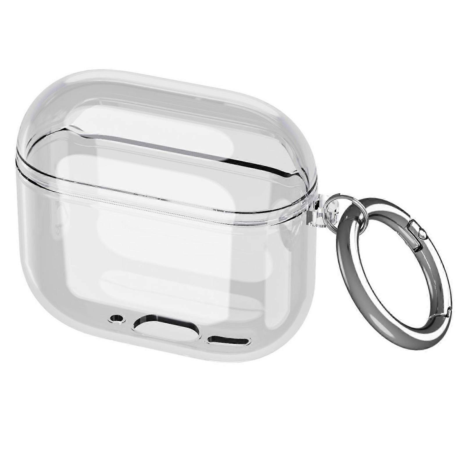 Silicone Earbud Cover, High Transparency Protective Skin Case for Airpods4 Devices  transparent