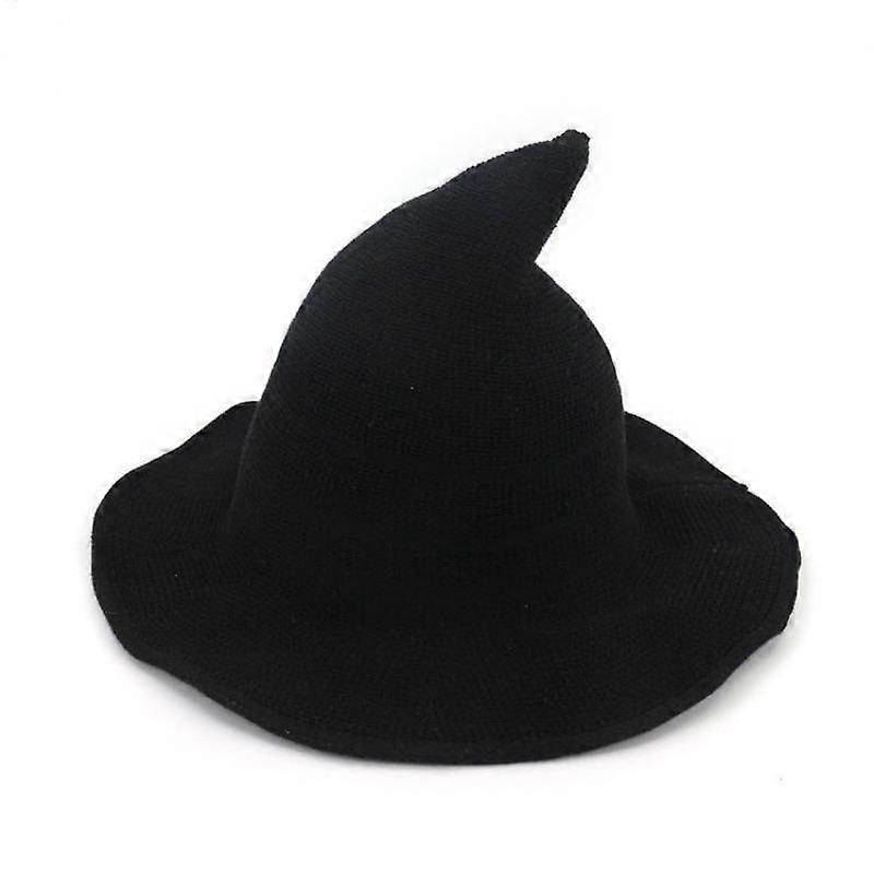 Cotton Wizard Halloween Witch Hat Tip Foldable Magic Hat