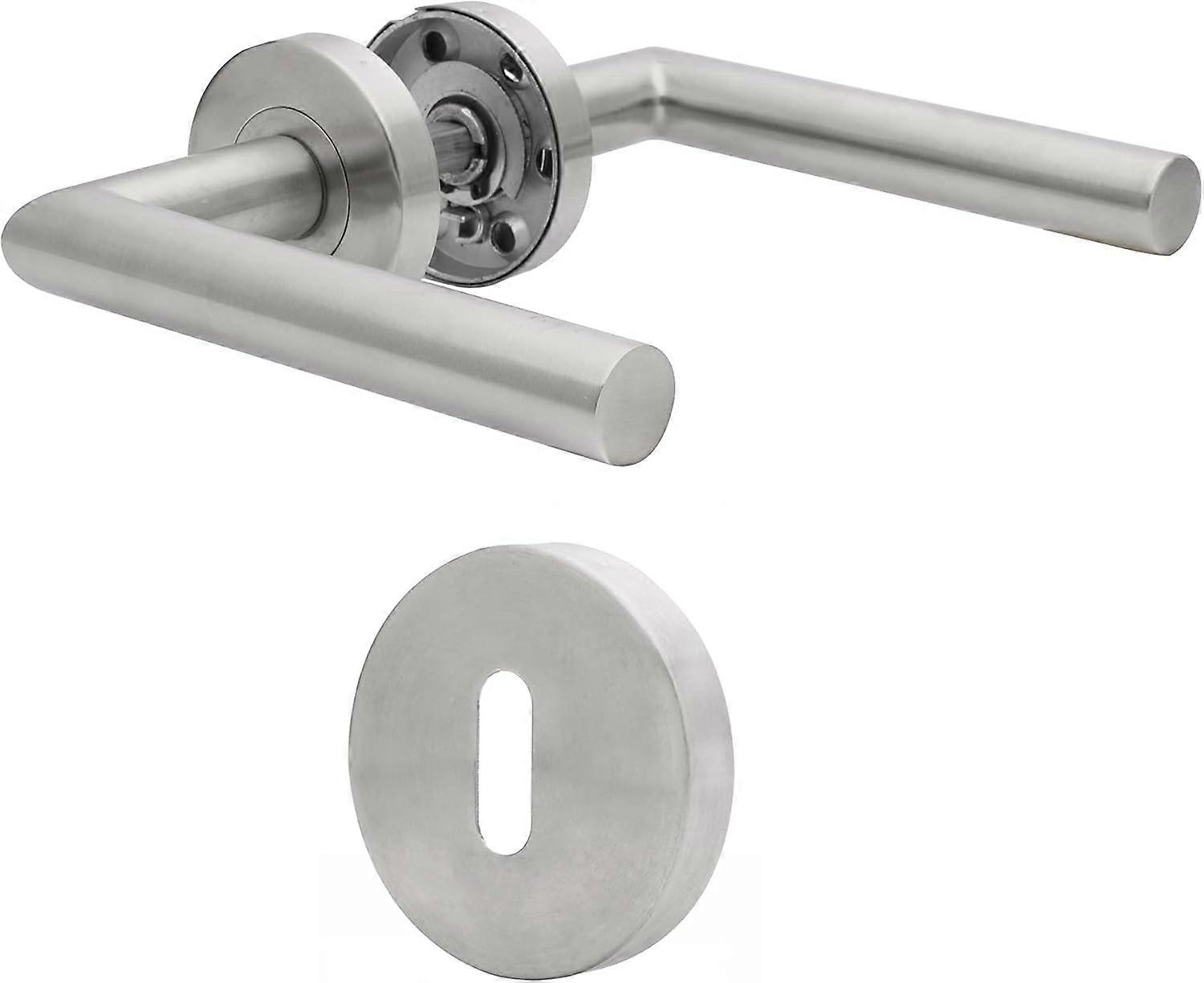 Stainless Steel Reversible Door Knobs, Modern Comfortable Single-Tongue Lock