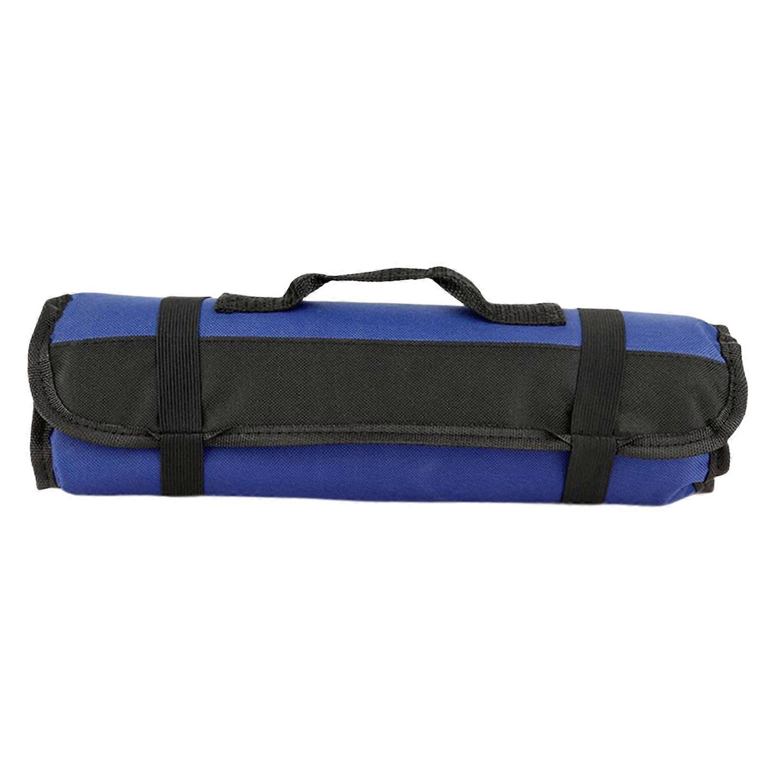 Roll up Camping Knife Storage Bag Tool Organizer Portable Multipurpose Flatware