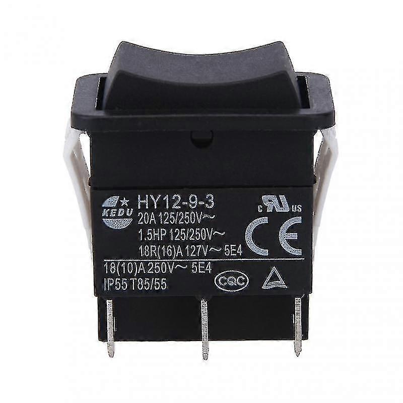 Compatible Hy12-9-3 Easy Install Arc Small On Off Push Button Safe Rocker Switch Industrial-hy