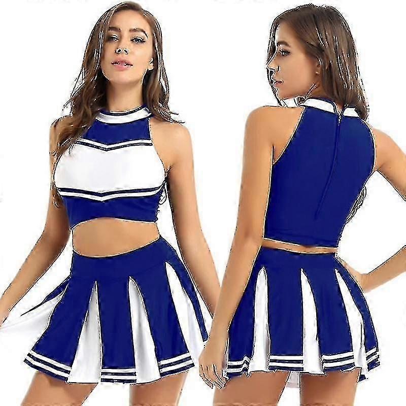 Γυναίκες Cheer Ηγέτης Κοστούμι Στολή Cheerleading Ενηλίκων Φόρεμα Στολή