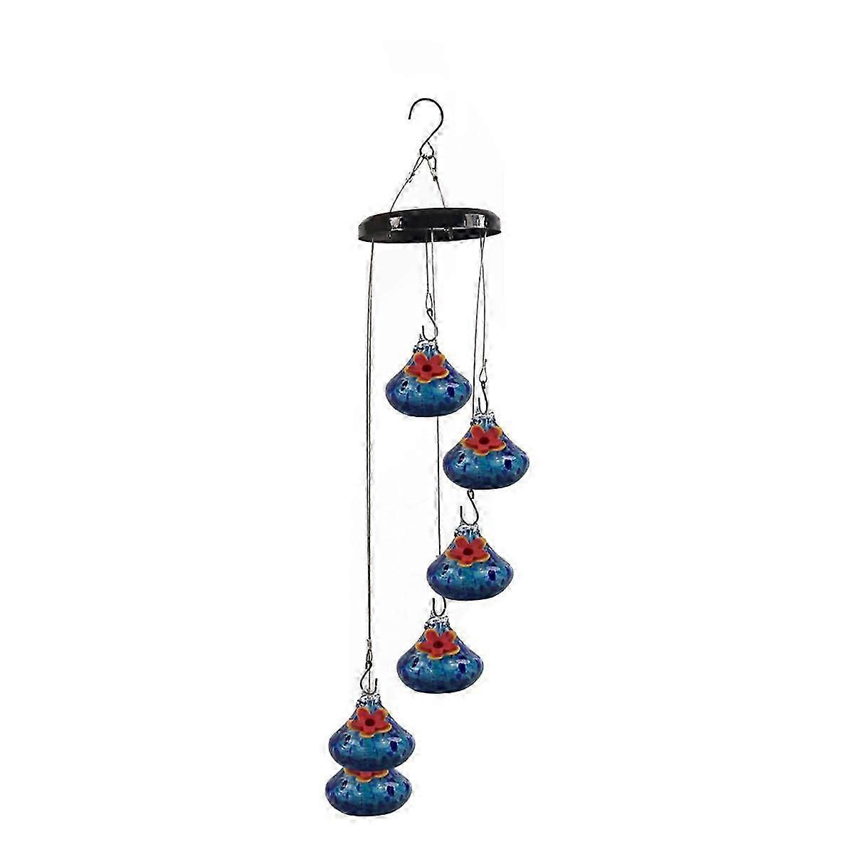 Charming Wind Chimes Bird Feeders, Wind Chime Bird Feeder for Viewing, Bird Feeders for Outdoors, SD-01 JN
