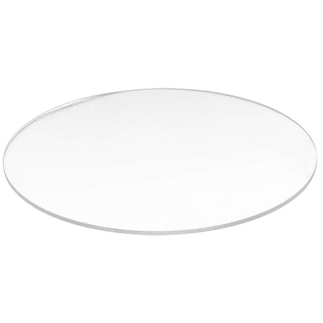 Transparent 3mm thick Mirror Acrylic round Disc Diameter:70mm