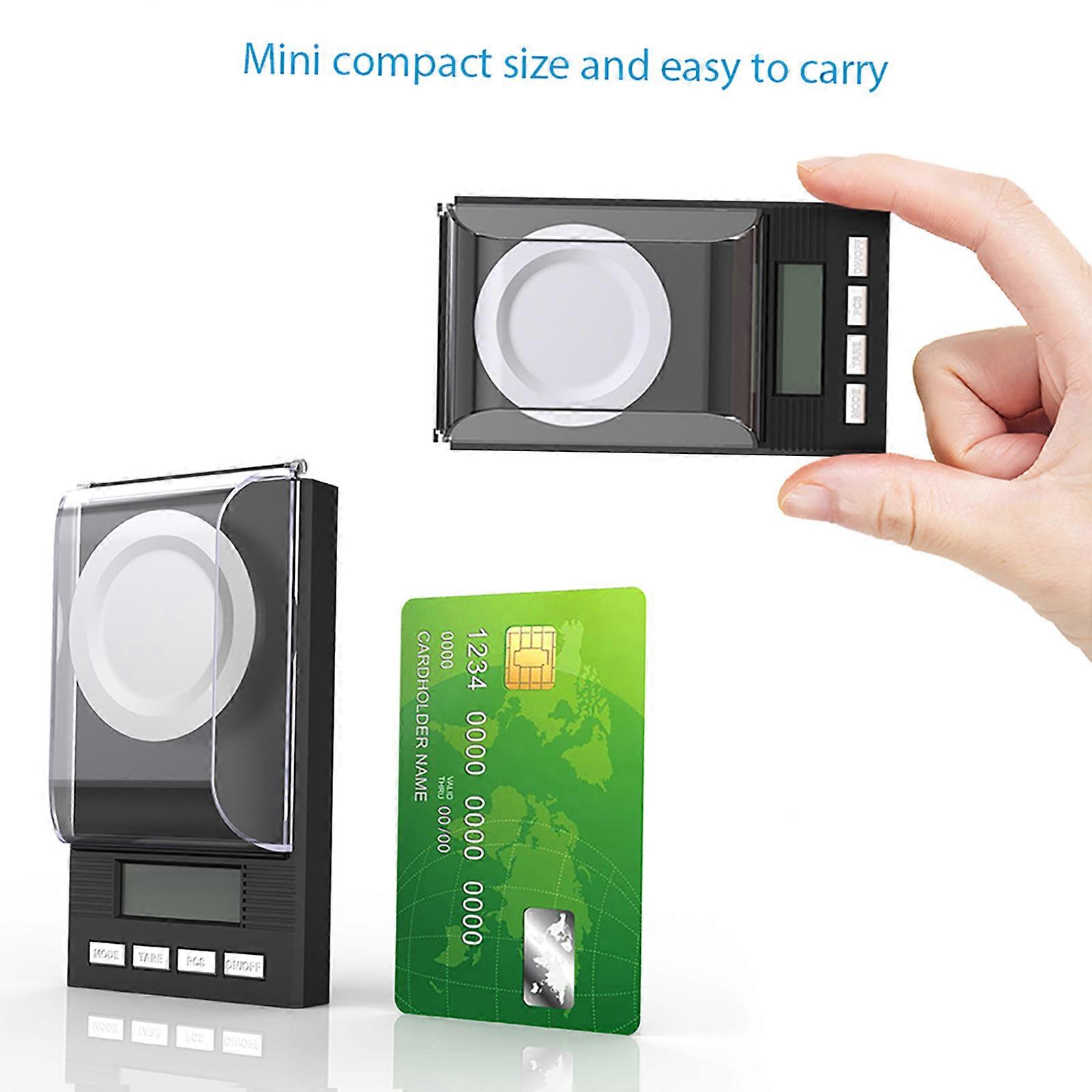 nce numérique de poche Homgeek, mini nce pour bijoux, poudre d'or, avec poids d'étalonnage, pinces, plateaux de pesée et écran LCD.