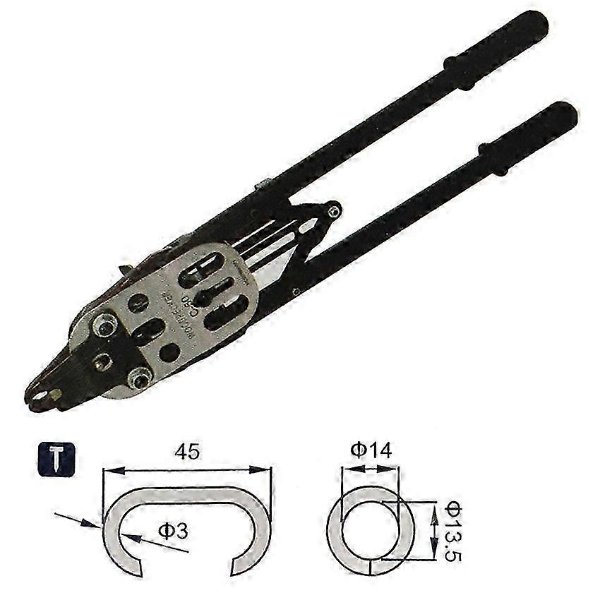 C50 Clește cu inel manual profesional pentru gabion Fi C-ring C Nailer Fence Connect Nailer