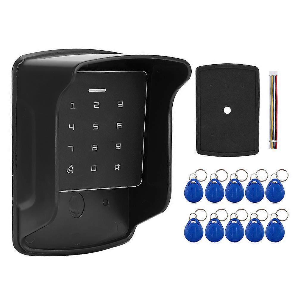 A2 Access Control Machine RFID Keyboard Password Door Lock with Waterproof Cover and 10PCS Tags