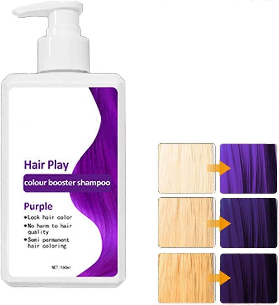 Hair Play Colour Booster Shampoo, Semi-Permanent Hair Color, Hair Color Depositing Shampoo, Lock Hair Color, Hair Color Shampoo Enhances Shine & Softn