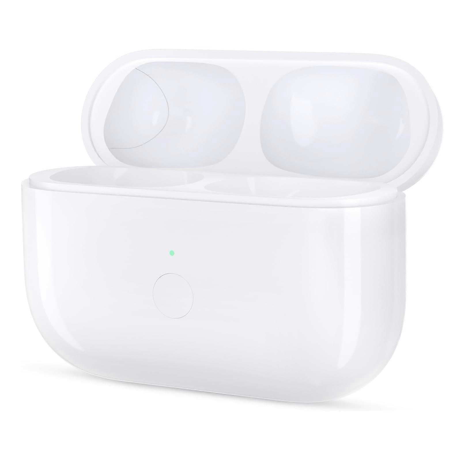 Wireless earphone charging case Bluetooth with pairing sync button