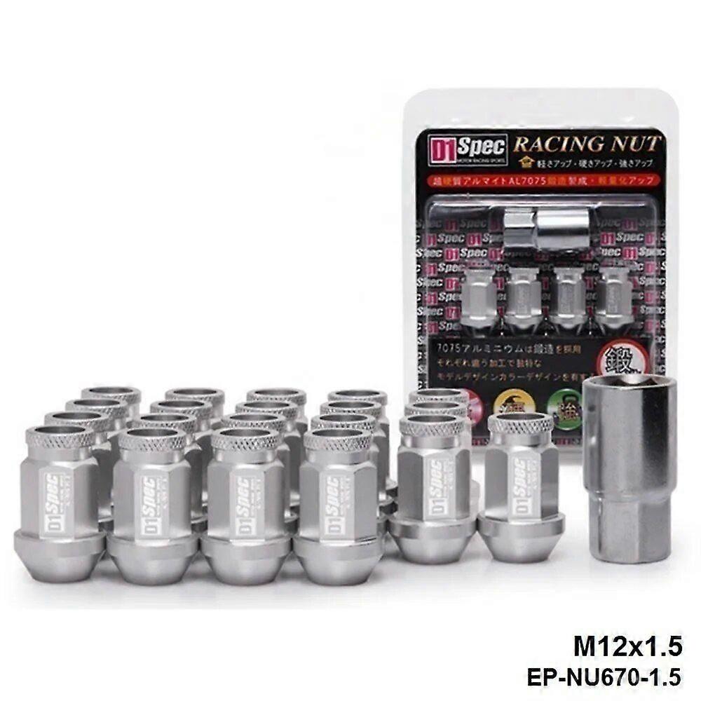 D1Spec Extended Open End Wheel Lug Nuts With Lock M12X1.5 / M12X1.25 20pcs For Toyota etc EP-NU670