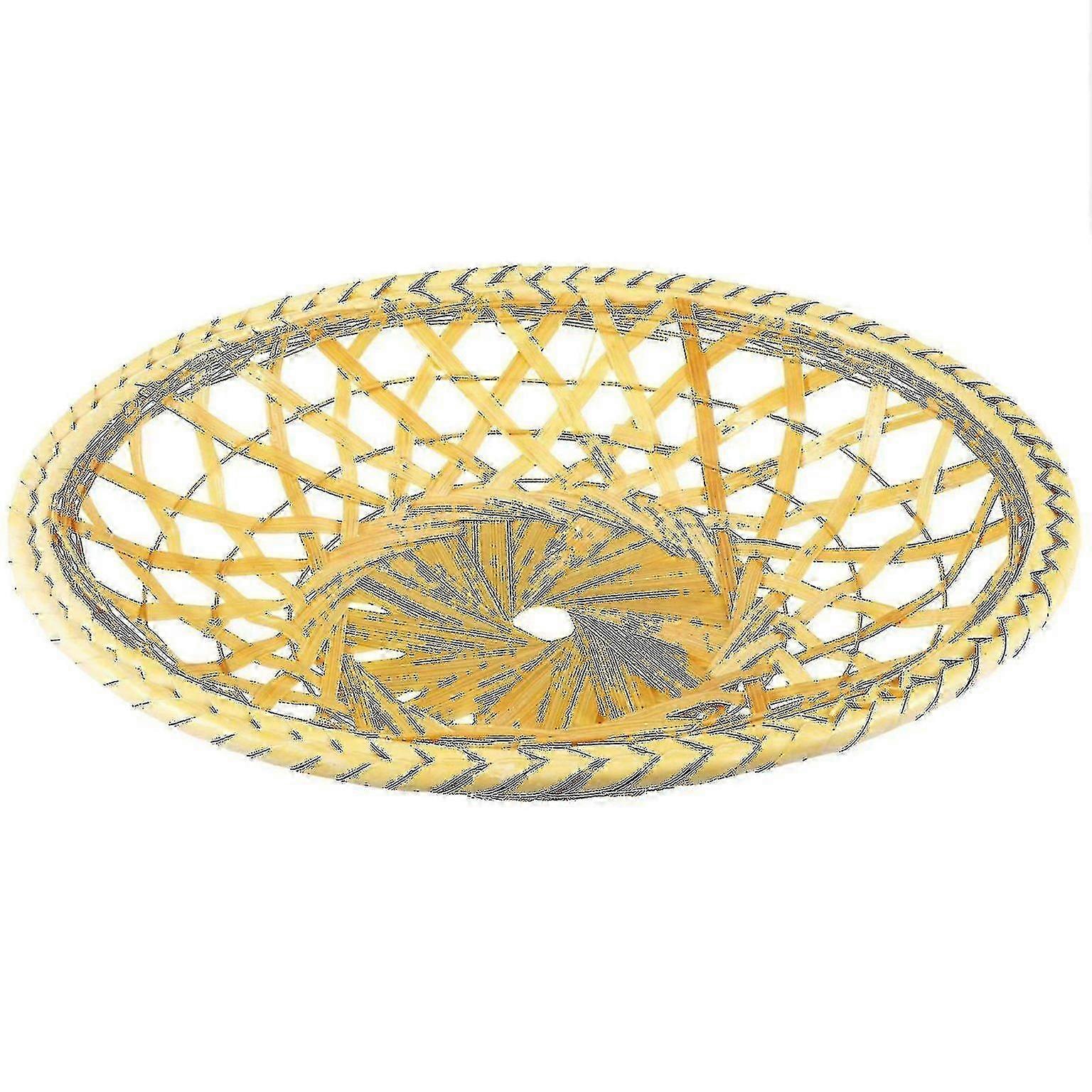 Stylish Bamboo Fruit Basket - Eco-Friendly Snack & Bread Storage for Home Decor, 22.5x17.5x4 cm, Assorted Colors