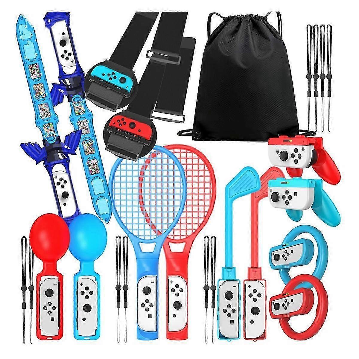 15in1 Handle Grips Kit for Switch NS Sports Accessories for Switch/ Sports Games