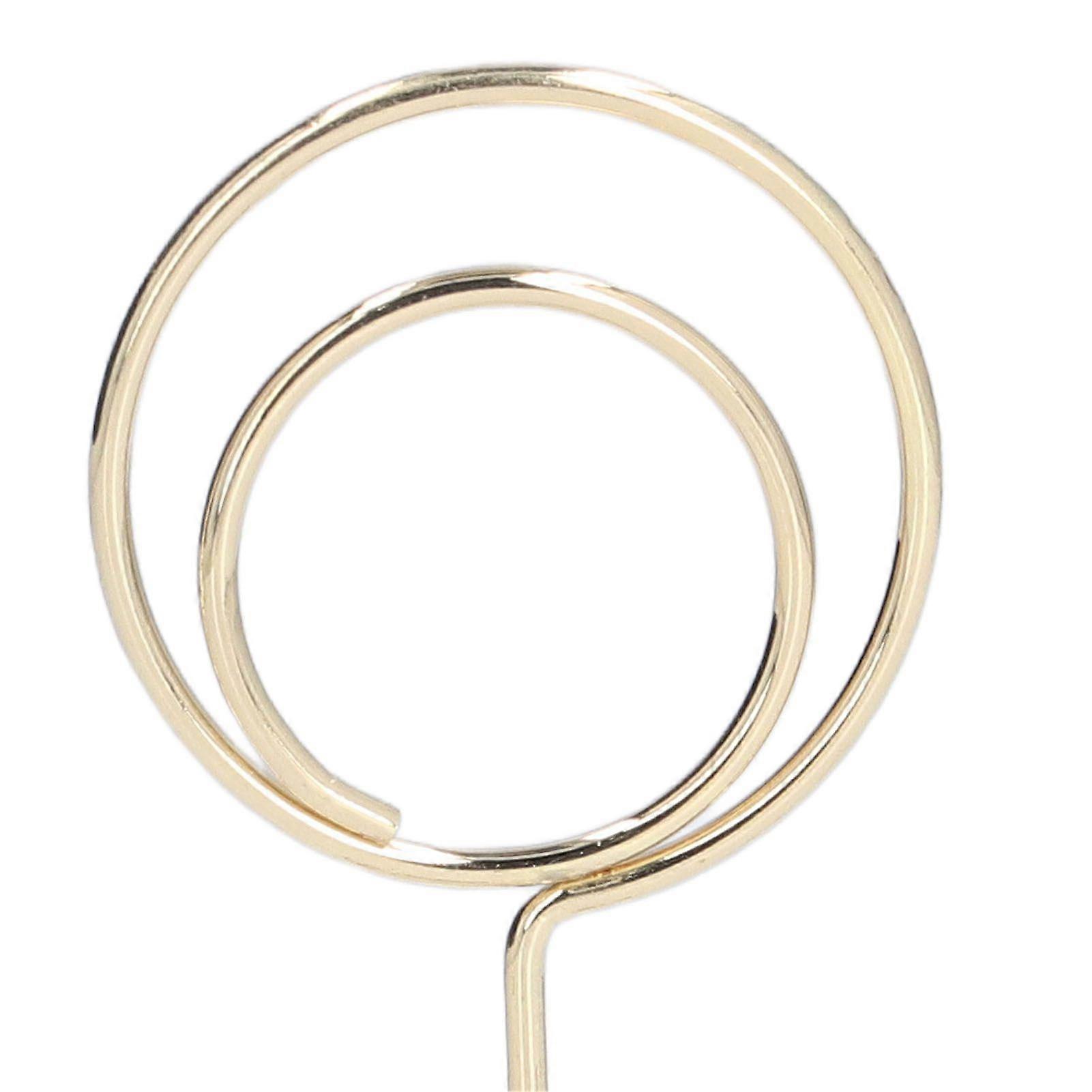 10pcs Table Number Holder Round Base Cute Shape for Weddings and Parties