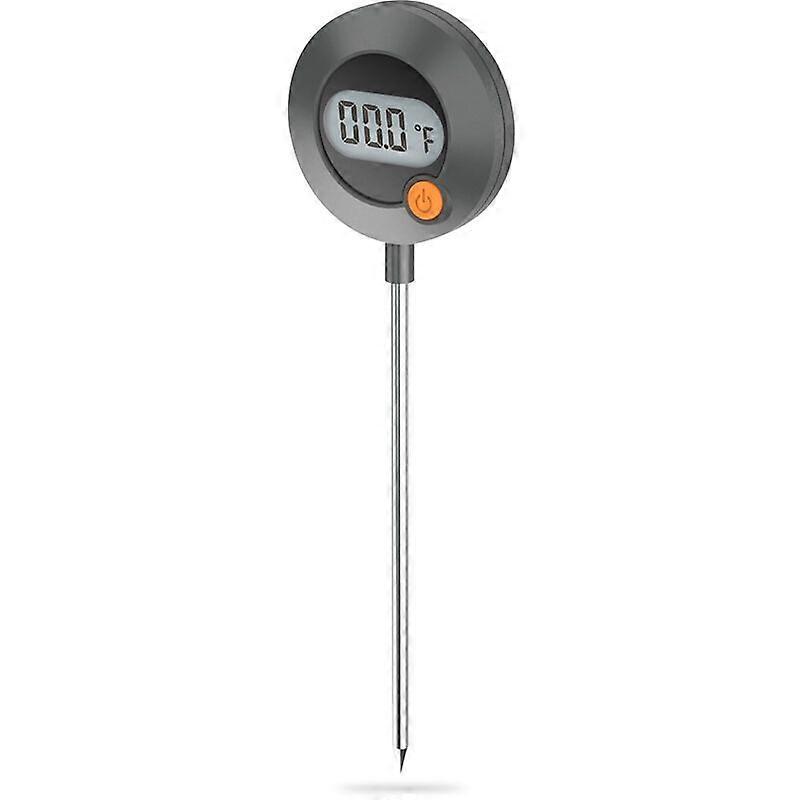 Foldable electronic thermometer for cooking food