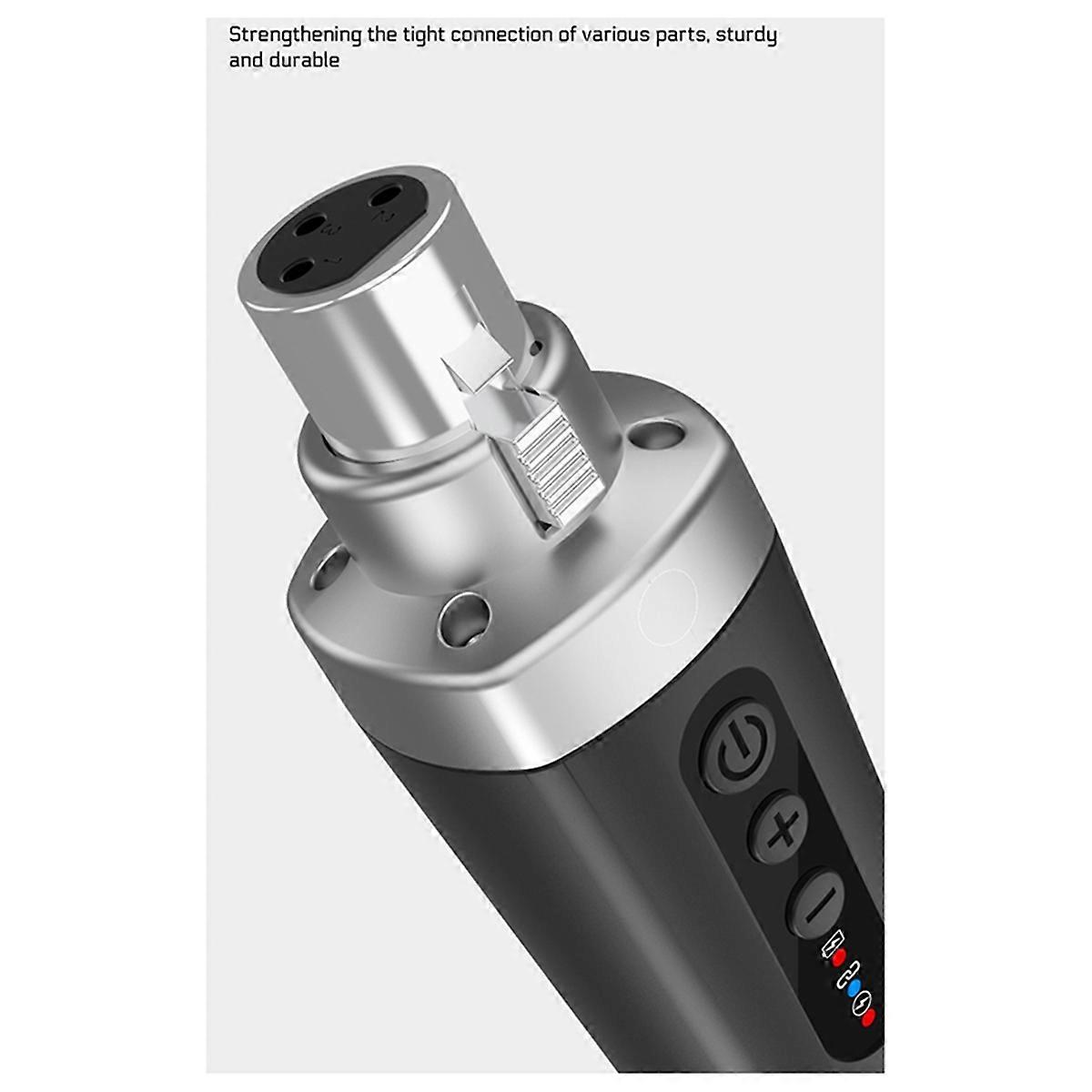  XLR Adapter System Wireless Microphone Transmitter Receiver